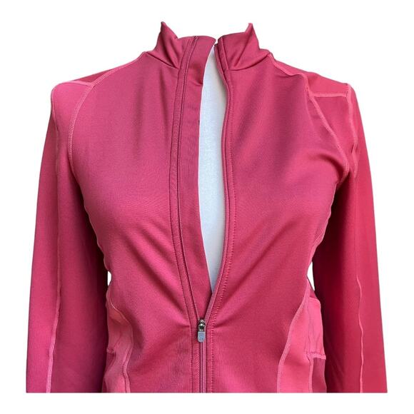 Novara for REI Womens XS Pink Cycling Full Zip Jacket Bike Athletic Racing - Picture 5 of 9